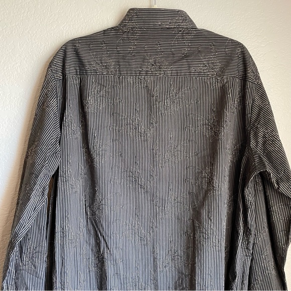 Perry Ellis Embellished Dress Shirt Button Down - Picture 6 of 9